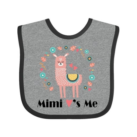 

Inktastic Mimi Loves Me Granddaughter Outfit Gift Baby Girl Bib