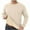 Gold New1, variant on Men's Sherpa Lined Sweatshirts Winter Thermal Sweatshirt Solid Color Crew Neck Long Sleeve Sweatshirts Basic Winter Fleece Thick Pullover Tops Gold L
