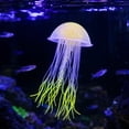 thumbnail image 4 of Clear Jellyfish Decor, Floating Artificial Jellyfish Ornament for Fish Tank Aquarium, Swims with Water Flow, Blue, 4.53 x 2.56 Inch, 4 of 7