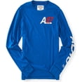 thumbnail image 1 of Aeropostale - Camiseta gráfica para hombre LS A87 New York, azul, talla mediana, 1 of 1