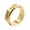 Gold, variant on Seven Virtues Rotatabl e Rings for Women Men Septangle Band Stainless Steel Couple Matching Simple Dainty Lucky Personalized Gift Jewelry Silver 11