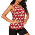 thumbnail image 2 of Bixox Women's Cute Baseball Printed Sleeveless Fitness Workout Running Quick-Dry Tank Top, 2 of 7
