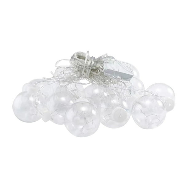 Luces Led para Dormitorio 137.8 en Led Cortina Cuerda Luces Bola Deseo Luces Decorativas para Dormitorio Pared Patio Al Aire Libre Navidad Día de San Valentín Decoración de Boda - Luces de Navidad Al