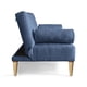 thumbnail image 5 of Sofá Cama Makora Modelo Zambroni con Portavasos de Velvet Azul, 5 of 10