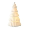thumbnail image 1 of Figura navideña iluminada de cerámica para escritorio, adorno para escritorio interior y festival Arbol de navidad, 1 of 8