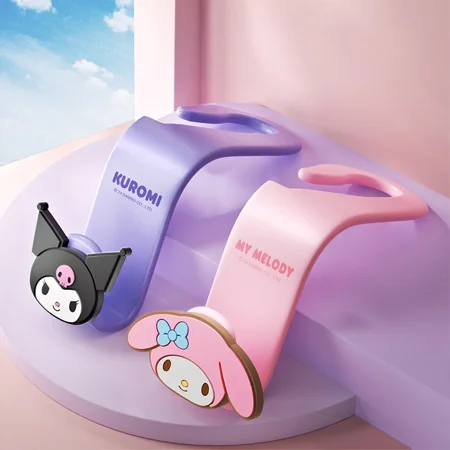 

HuangShi 2pcs Sanrio Kawaii My Melody Car Hooks Kuromi Cinnamoroll Anime Cartoon Fashion Exquisite Creative Seat Back Small Hanging Hooks