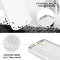 thumbnail image 4 of iPhone 13 Case, Phone Case iPhone 13,Slim Fit Liquid Silicone Soft Gel Rubber Lightweight Microfiber Lining Shockproof Anti-Scratch Protective Phone Cover for iPhone 13 6.1'' 2021, White, 4 of 17