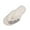 White, variant on Womens Crystal Flower Fuzzy Slide Slippers Single Wide Fluffy Strap Open Toe Plush Lined Flat Non Slip Warm Trendy Home Footwear