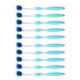 thumbnail image 5 of Raspador de lengua Sincero de silicona ergonómico de mango largo 10 piezas azul, 5 of 10