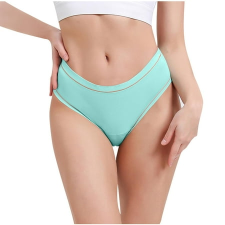 Women Underpants Boxer Style Cotton High Waisted Soft Womens Underwear High Waisted No Show Panties Underpants Shorts Cotton High Waisted Briefs Base Low Rise Thong with Lace Panty Soft Undies