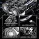thumbnail image 3 of Electric Razor for Men, 2025 New Electric Mini Shavers for Men, Rechargeable Waterproof Compact Electric Shaver, Double Head Razor Shaving Machine, 3 of 5