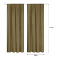 thumbnail image 1 of mi Blackout Cortinas 2 Panel Cortinas Modernas Oscurecimiento Térmico Leyfeng Cortinas de ventana, 1 of 6