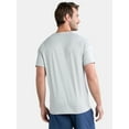 thumbnail image 4 of Athletic Works Men's and Big & Tall Men's Soft ButterCore Tee with Short Sleeves, Sizes S-5XL, 4 of 5