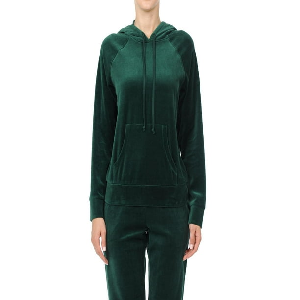 green and black sweatsuit