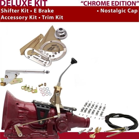 American Shifter TH200 Shifter Kit 8 in. E-Brake Cable Clamp Trim Kit for CABEB
