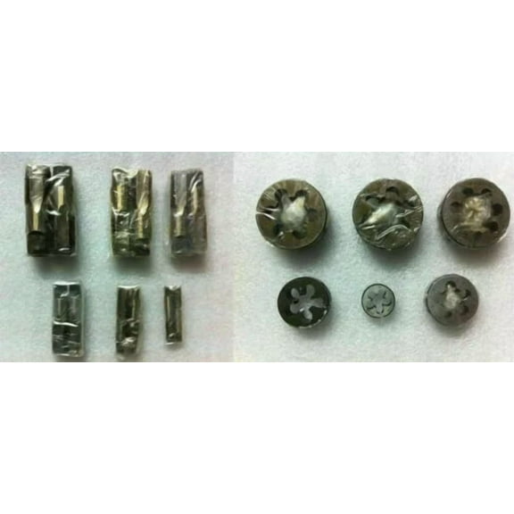 BSP BRITISH STANDARD PIPE BSPP PARALLEL TAP AND DIE SET - 6 SIZE 1/8" TO 3/4"