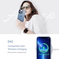 thumbnail image 6 of Designed for iPhone 13 Pro Case, [Support Wireless Charging] Soft Silicone Slim Anti-Scratch Phone Case for iPhone 13 Pro 6.1 inch, Light Blue, 6 of 13