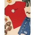 thumbnail image 3 of Daisy Hand Drawn Blessed Text    T-Shirt Women -Image by Shutterstock, Female Large, 3 of 4
