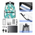 thumbnail image 6 of Lsque Cartoon Llamas Classic Casual Backpack - Large Capacity Water-Resistant Backpack for School, Work, Travel, and Outdoor Activities, 6 of 8