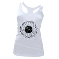 thumbnail image 4 of LEBONYARD Womens Tank Tops $4.98,Women's Funny Printing Tank Fit Round Neck Sleeveless Tunic Tee Tops White XXXL, 4 of 5
