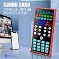thumbnail image 3 of Cambiador de voz de teléfono profesion, mezclador de sonido 5.0 12 efectos de sonido Tarjeta de sonido , para KTV Music Home, 3 of 9