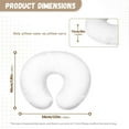 thumbnail image 3 of GIFTPUZZ Animal Stripe Breastfeeding Pillow Cover, Soft Comfortable Nursing Pillow Covers, Polyester Newborn Feeding Cushion Slipcover, 3 of 5