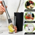 thumbnail image 7 of Home Bartending Tools Stainless Steel Cocktail Muddlers, Premium Material Rust-proof Drink Mixing Tools For Flavor Bursting Cocktails At Home, 4Pcs Set Balancing Juicing And, 7 of 7
