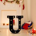 thumbnail image 4 of Lámpara Letras LED Luces nocturnas Alfabeto Símbolo Signo Hogar Boda Decoración (&) Ehuebsd Nuevos Originales, 4 of 9