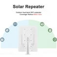thumbnail image 2 of Solar-Powered Outdoor WiFi Extender: 300Mbps Coverage Up to 490ft, IP66, 2 of 10