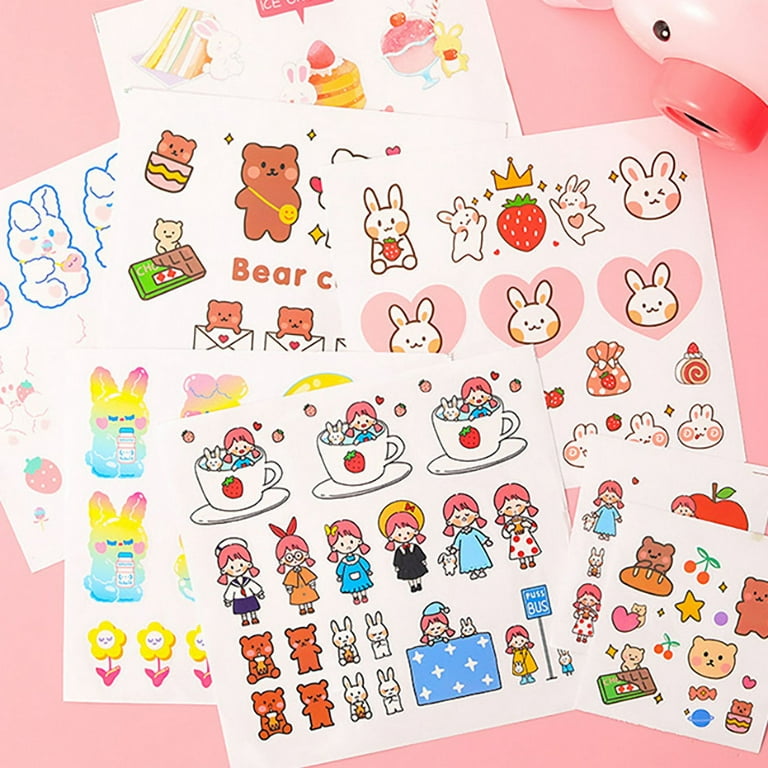 73pcs cute colorful Hello Baby Die Cuts Stickers for Scrapbooking Happy  Planner/Card Making/Journaling Project