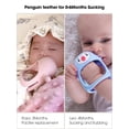 thumbnail image 3 of Mordedor Smily Mia 2 Pares Manopla de Silicona 0-12 Meses, 3 of 9