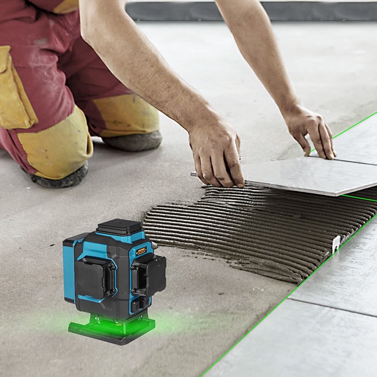 Takamine 12 Lines Green Laser Level , 3x360° 3D Green Cross Line Professional Laser for Construction, Two 360° Vertical and One 360° Horizontal Laser Level Pulse Mode & Remote Controller