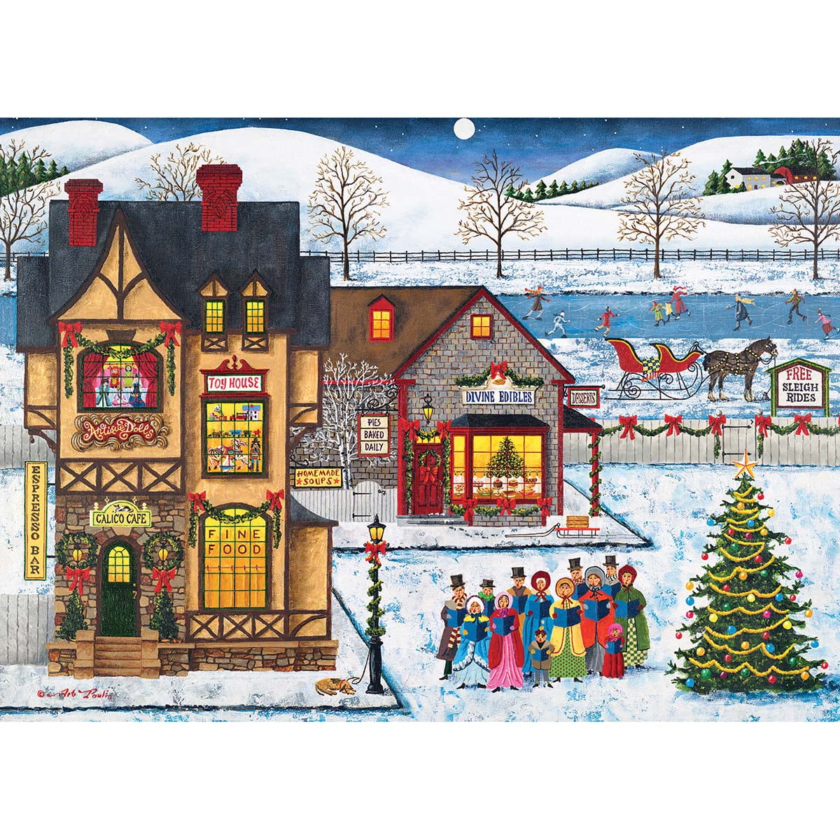 MasterPieces Holiday Main Street Carolers - Carolers Singing 1000 Piece