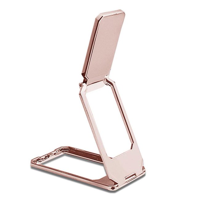 Soporte magnético plegable para teléfono con doble anillo, soporte para teléfono perezoso +