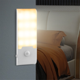 thumbnail image 2 of Lámpara de noche con sensor de movimiento inalámbrico y luz LED de inducción nocturna, lámpara de pared con detección de cuerpo humano, luz decorativa para dormitorio y armario, 2 of 8