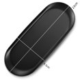 thumbnail image 2 of 1pcs Assiette Ovale de Rangement en Acier Inoxydable - Assiette Ovale Or Grande Taille 23*9.5, 2 of 4