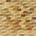 thumbnail image 1 of Ahgly Company Machine Washable Indoor Square Transitional Orange Area Rugs, 4' Square, 1 of 7