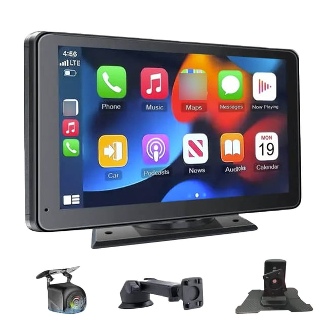 Newest Portable Carplay Screen for Car 7 Inch IPS Touchscreen Car Stereo Support Wireless Carplay
