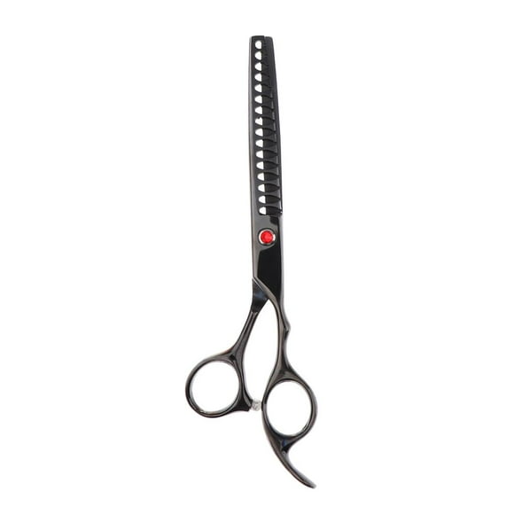 STARTIST Teeth Fishbone Scissors Pets Grooming Thinning Shears Salon Hairdressing Black
