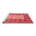 thumbnail image 2 of Ahgly Company Machine Washable Indoor Rectangle Abstract Red Modern Area Rugs, 6' x 9', 2 of 4