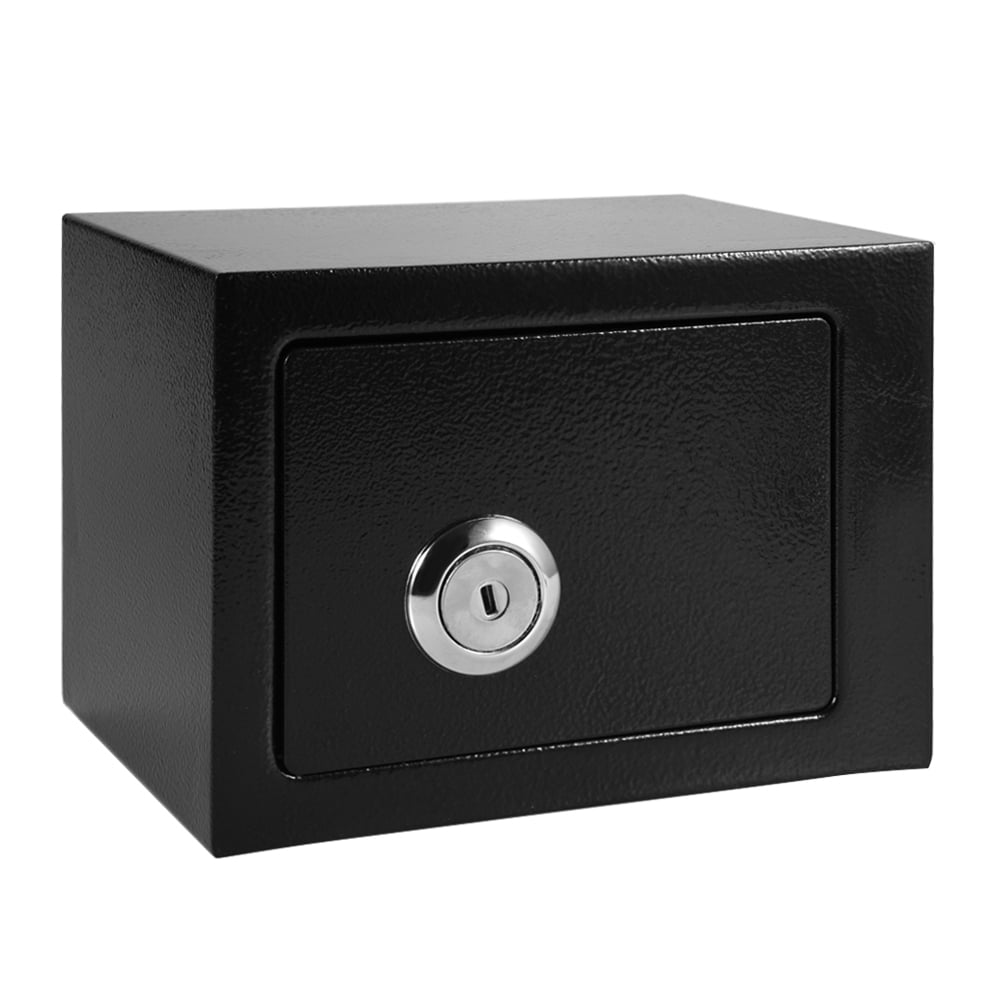 Tebru Steel Safe Security Box Key Operated Money Home Hotel Office Wall