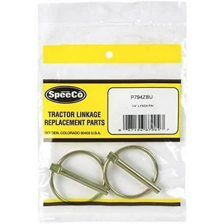 Speeco Lynch Pin Zinc Plated - General Use - Multicolor