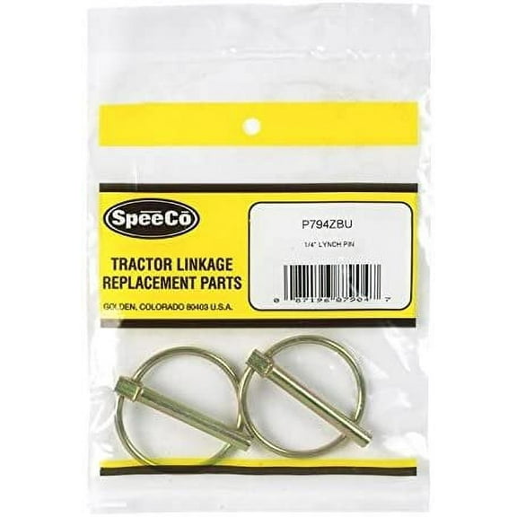 Speeco Lynch Pin Zinc Plated - General Use - Multicolor