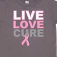 thumbnail image 4 of Inktastic Live Love Cure Breast Cancer Boys or Girls Toddler T-Shirt, 4 of 5