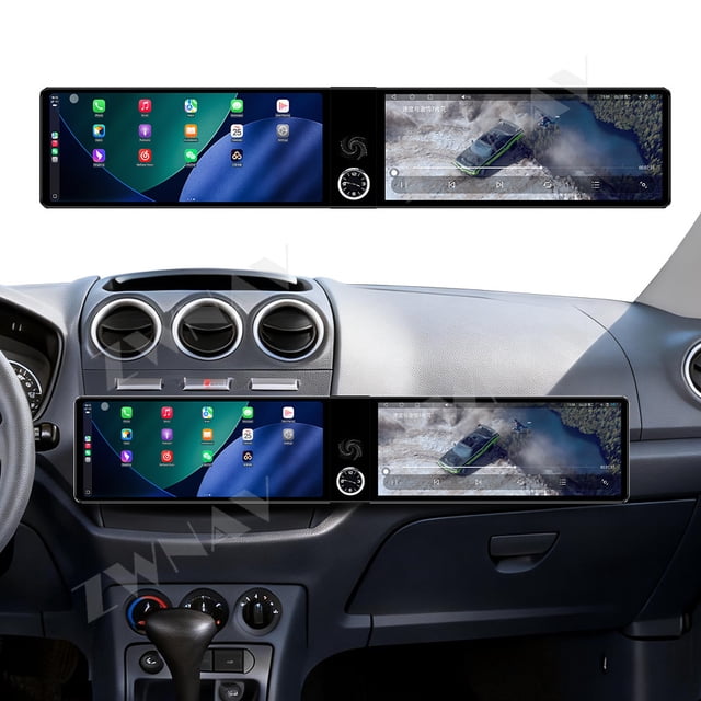 ZWNAV Dual 12.3 inch Screen Car Radio For Ford Transit 2009-2013 Android GPS Navigation Multimedia Video Player Stereo Receiver Head Unit