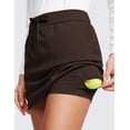 thumbnail image 3 of CRZ YOGA 4-way Stretch A Line Skirts for Women High Waitsted Tennis Work Drawstring Skort with Pockets, 3 of 3