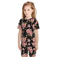 thumbnail image 2 of JUNZAN Rose Flowers for Boys Girls Pajama Sets Toddler Sleepwear Summer Jammies 2pcs PJs, 2 of 7