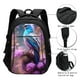 thumbnail image 3 of Easygdp Beautiful Flower Blue Bird Mochila para Laptop de Viaje con Puerto USB, Mochila para Laptop con Puerto de Carga USB para Mujeres y Hombres, 3 of 7