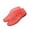 Red, variant on Womens Clear Jelly Mesh Flats Transparent Hollow Round Toe Slip On Lightweight Casual Summer Beach Footwear
