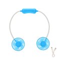 thumbnail image 3 of Hwkond Neck Fan Sports Portable Necks Fan Foldable Hose USB Charging Long Battery Life Two-speed Adjustment Small Fan Outdoor Travel Car Portable Silent Fan on Clearance, 3 of 8